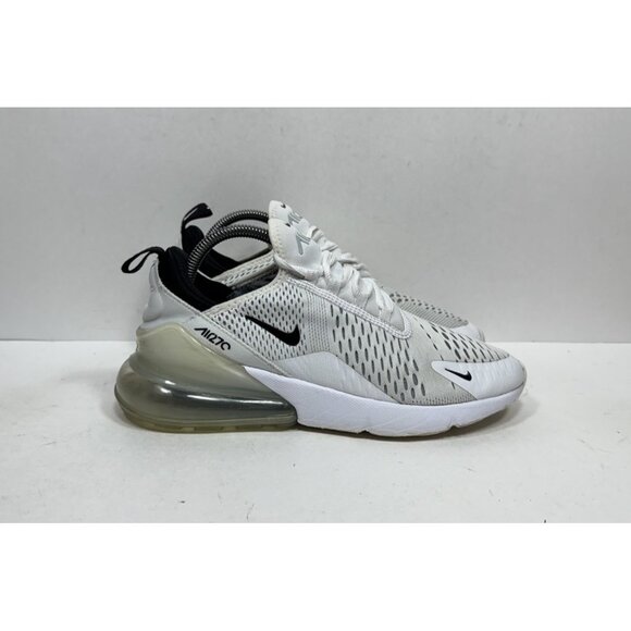 Nike Air Max 270 Men's Size 7.5 White Black Running Shoes Sneakers AH8050-100 - Picture 1 of 10